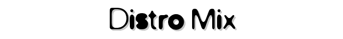 Distro Mix font